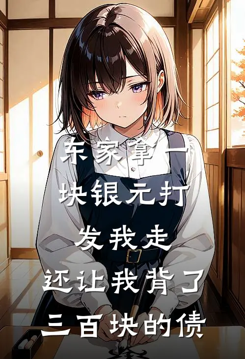 东家拿一块银元打发我走，还让我背了三百块的债
