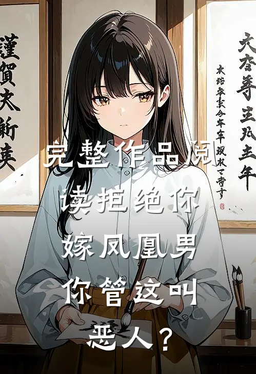 完整作品阅读拒绝你嫁凤凰男，你管这叫恶人？