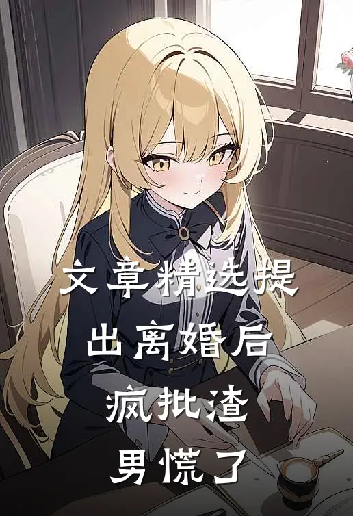 文章精选提出离婚后，疯批渣男慌了