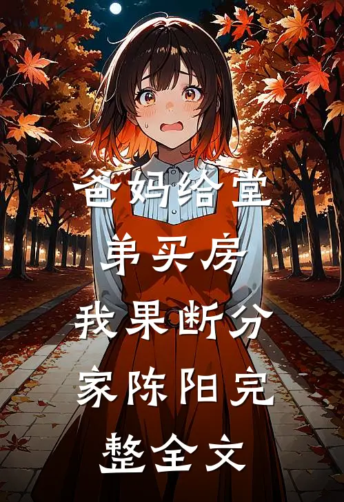 爸妈给堂弟买房，我果断分家陈阳完整全文