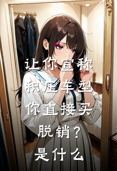 让你宣称积压车型，你直接买脱销？是什么